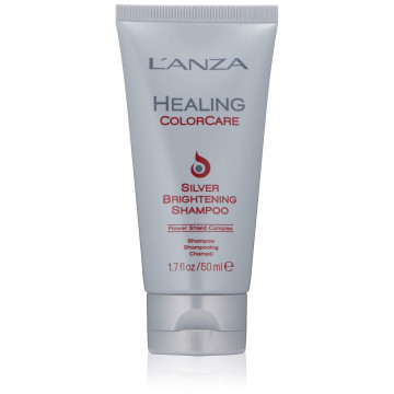 Купити - L'anza Healing Color Care Silver Brightening Shampoo - Сріблястий шампунь для усунення жовтизни волосся