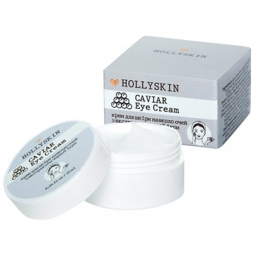 Купити - Hollyskin Caviar Eye Cream - Крем для шкіри навколо очей з чорною ікрою