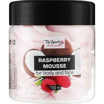 Купити - Top Beauty Raspberry Mousse - Баттер-суфле "Малина"