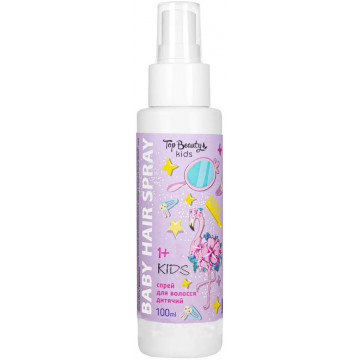 Top Beauty Baby Hair Spray 1+ - Спрей для легкого розчісування дитячого волосся