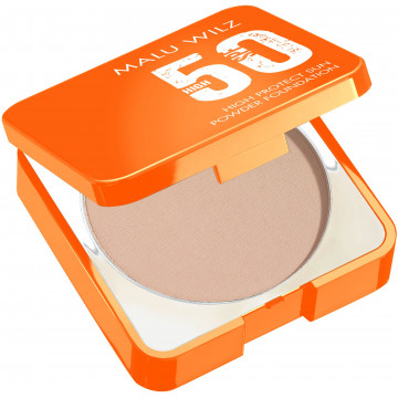 Купити - Malu Wilz High Protect Sun Powder Foundation SPF50 - Тональна пудра для обличчя