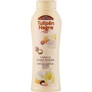 Купити - Tulipan Negro Vanilla & Macadamia Shower Gel - Гель для душу "Ваніль та макадамія"