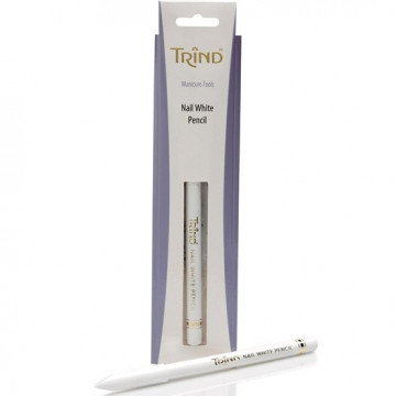 Купити - Trind Manicure Tools Nail White Pencil - Білий олівець для нігтів