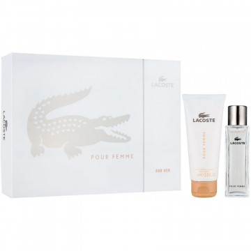 Купити - Lacoste Pour Femme - Подарунковий набір (EDP50+B/C100)