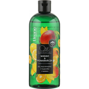 Купити - Lirene Shower Oil Mango & Orange Shower Gel - Гель для душу з ефірними оліями манго та цитрусів