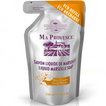 Купити - Ma Provence Savon Liquide Fleur d’Oranger - Рідке Марсельське мило Квітка апельсина (запаска)