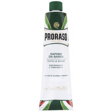 Купити - Proraso Green Line Refreshing Shaving Cream - Освіжаючий і тонізуючий крем для гоління