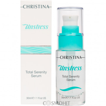 Купити - Christina Unstress Total Serenity Serum - Заспокійлива сироватка "Тоталь"