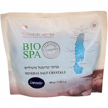 Купити - Sea of SPA Bio Spa Mineral Salt Crystals - Сіль Мертвого моря кольорова ароматична (Lavender)