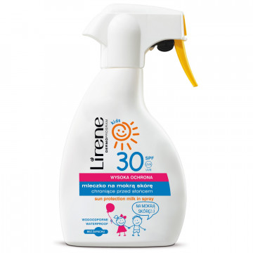 Купити - Lirene Kids Sun Protection Milk for Damp Skin SPF30 - Сонцезахисне молочко для вологої шкіри SPF30