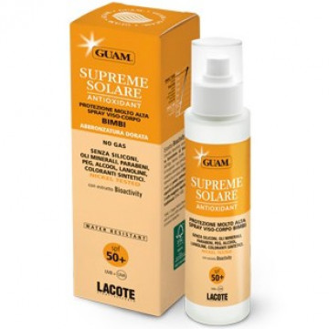 Купити - GUAM Supreme Solare Corpo Protezione Molto Alta SPF 50+ - Сонцезахисний спрей SPF50 +