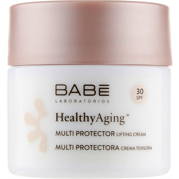 Купити - Babe Laboratorios Healthy Aging Multi Protector Lifting Cream - Мультизахисний денний ліфтинг крем з DMAE та SPF 30