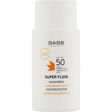 Купити - Babe Laboratorios Sun Protection Super Fluid SPF 50 - Сонцезахисний супер флюїд SPF 50 для всіх типів шкіри