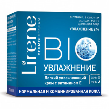 Купити - Lirene Bi Cream - Легкий зволожуючий крем з вітаміном Е