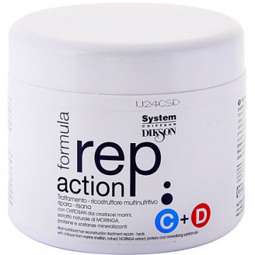 Купити - Dikson RepAction C+D Trattamento-ricostruttore multinutritivo - Живить і відновлює догляд для волосся Купити - Dikson RepAction C+D Trattamento-ricostruttore multinutritivo - Живить і відновлює догляд для волосся