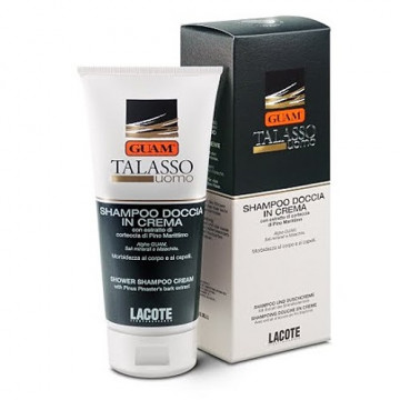 Купити - GUAM Talasso Uomo Shampoo Doccia in Crema - Кремоподібна сіль-гель для волосся і тіла
