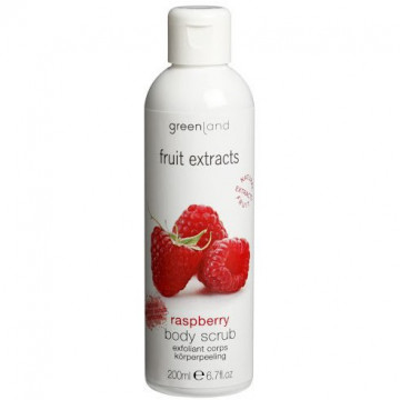 Купити - Greenland Fruit Extracts Body Scrub Raspberry - Скраб для тіла Малина