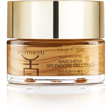 Купити - Gli Elementi Golden Glow Mask - Золота маска для сяйва обличчя