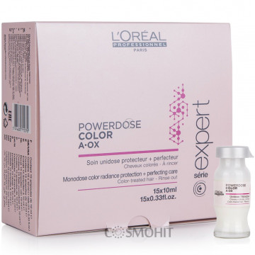 Купити - L'Oreal Professionnel Powerdose Color A-OX - Концентрована сироватка для захисту кольору фарбованого волосся