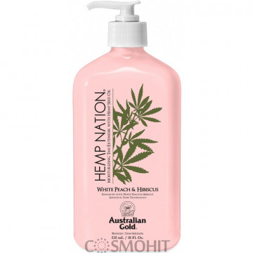 Купити - Australian Gold White Peach & Hibiscus Body Lotion - Фіксатор засмаги персик-гібіскус