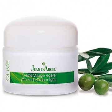Купити - Jean D'Arcel Olive Care 24h Creme Visage Legere - Легкий (зволожуючий) крем 24-години