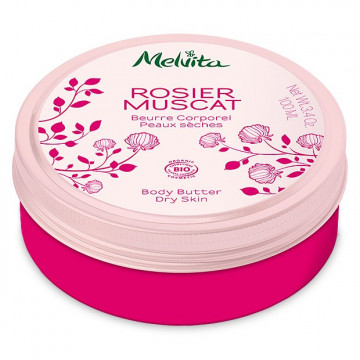 Купити - Melvita Rosier Muscat Body Butter - Тверда олія для тіла Рожевий мускат