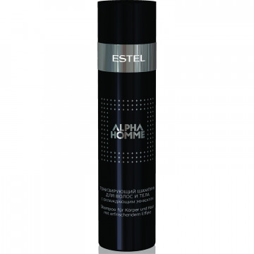 Купити - Estel Professional Alpha Homme Shampoo 250 мл - Тонізуючий шампунь з охолоджуючим ефектом для волосся і тіла чоловічої