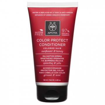 Купити - Apivita color protect conditioner for colored hair with sunflower and honey - Кондиціонер "Захист кольору" з соняшником і медом