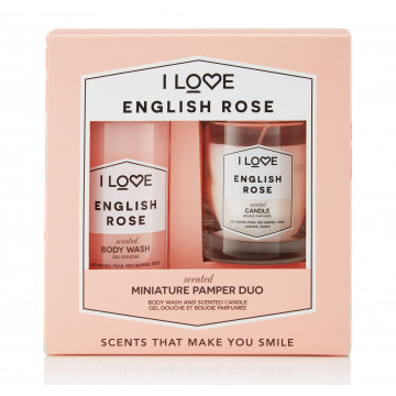 Купити - I Love English Rose Mini Pamper Duo - Набір "Англійська троянда"