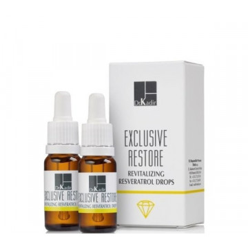 Купити - Dr. Kadir Exclusive Restore Skin Revitalizing Resveratrol Drops - Краплі для відновлення шкіри "Ресвератрол"