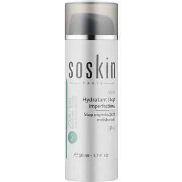 Купити - Soskin Akn Stop Imperfection Moisturiser - Зволожуючий крем для проблемної шкіри обличчя