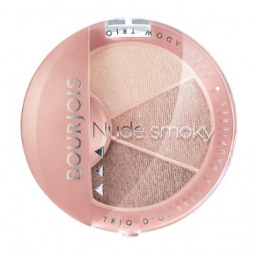 Купити - Bourjois Nude Smoky Eyes Ombres à Paupières EyeShadow Trio - Тіні для очей потрійні