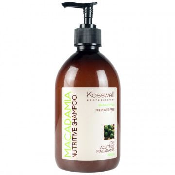 Купити - Kosswell Macadamia Nutritive Shampoo - Живильний безсульфатний шампунь