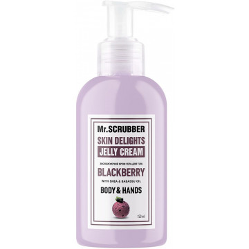 Купити - Mr.Scrubber Skin Delights Body&Hands Jelly Cream "Blackberry" - Крем-гель для тіла та рук