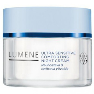 Купити - Lumene Ultra Sensitive Comforting Night Cream - Крем нічний живильний і заспокійливий з чорницею