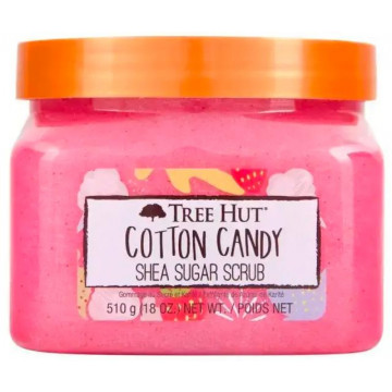 Купити - Tree Hut Cotton Candy Sugar Scrub - Скраб для тіла "Цукрова вата"