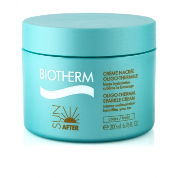 Купити - Biotherm After Sun Oligo-Thermal Sparkle Cream - Крем для тіла після засмаги, що закріплює загар, зволожуючий, що надає сяйво шкірі