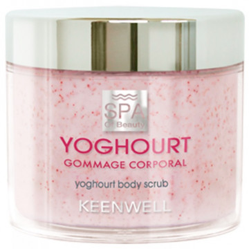 Купити - Keenwell Yoghourt Body Scrub - Скраб для тіла Полуничний йогурт