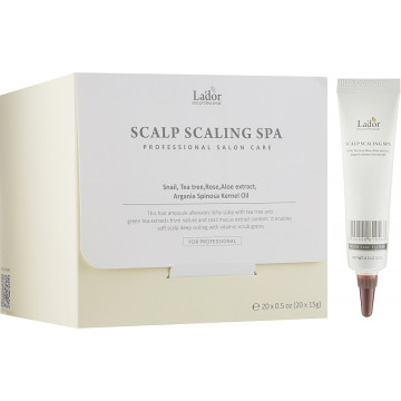 Купити - La'dor Scalp Scaling Spa Hair Ampoule - Сироватка-пілінг для шкіри голови