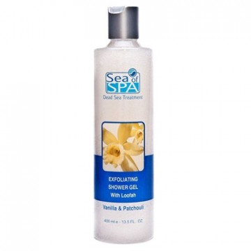 Купити - Sea of SPA Exfoliating Shower Gel With Loofah - Відлущуючий гель для душу з люфою (Vanilla & Patchouli)
