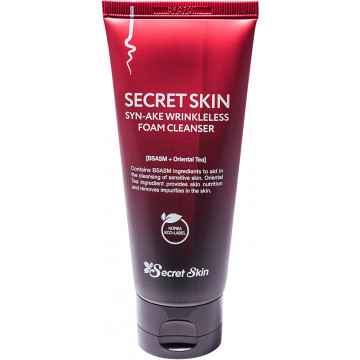 Купити - Secret Skin Syn-Ake Wrinkless Foam Cleanser - Пінка для вмивання з пептидом зміїної отрути