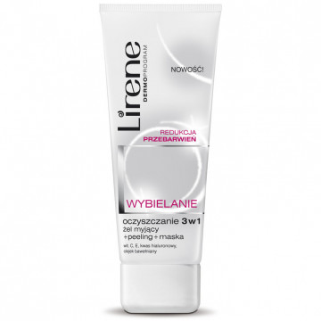 Купити - Lirene Whitening 3 in 1 Gel+Peeling+Mask - Очищення 3 в 1 «Гель + Пілінг + Маска»