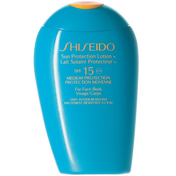 Купити - Shiseido Sun Protection Lotion N - Лосьйон сонцезахисний для обличчя і тіла водостійкий SPF 15