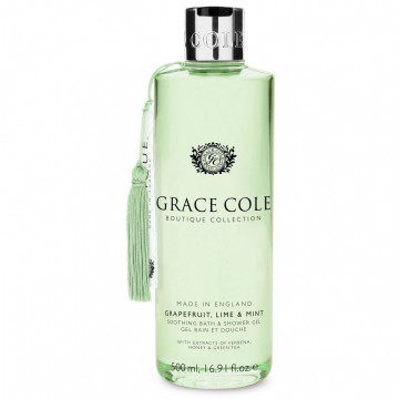 Купити - Grace Cole Boutique Grapefruit Lime&Mint Soothing Bath&Shower Gel - Гель-піна "Грейпфрут, лайм і м'ята"