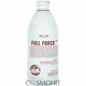 Купити - OLLIN Full Force Intensive Restoring Shampoo - Інтенсивний відновлюючий шампунь з олією кокоса