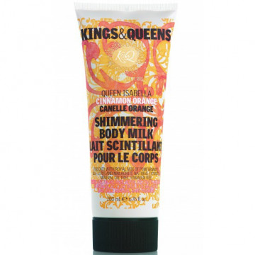 Купити - Kings & Queens Queen Isabella Cinnamon Orange Shimmering Body Milk - Молочко для тіла сяюче Королева Ізабелла кориця-апельсин