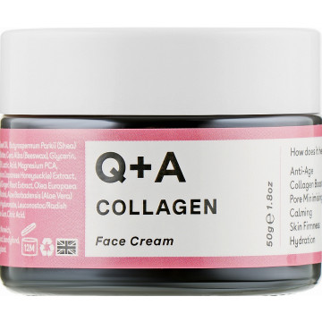 Купити - Q+A Collagen Face Cream - Крем для обличчя з колагеном