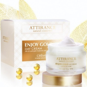 Купити - Attirance Golden Line Day Cream Enjoy Gold - Денний крем для обличчя