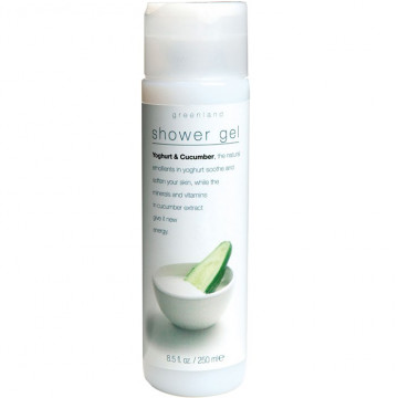 Купити - Greenland Milky Shower Gel Yoghurt & Cucumber - Гель для душа Йогурт-Огірок
