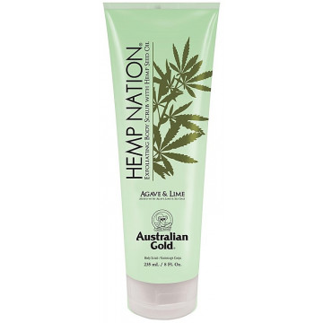 Купити - Australian Gold Hemp Nation Agave & Lime Body Scrub - Гель-скраб для душу "Агава та лайм"